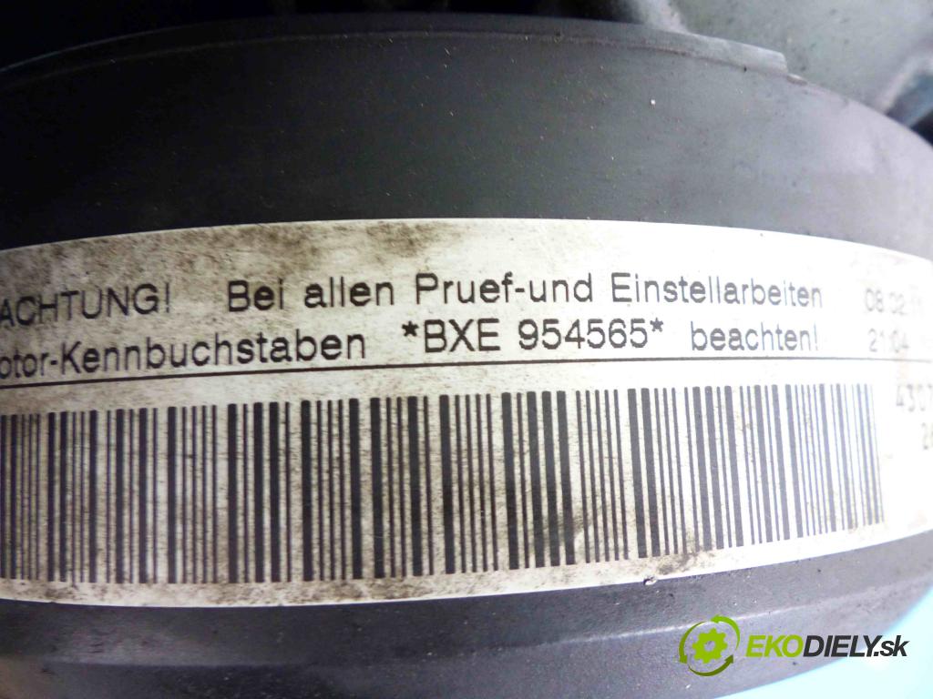 Skoda Octavia II 2004-2013 1.9 TDI 105 hp manual 77 kW 1896 cm3 5- motor DIESLA BXE