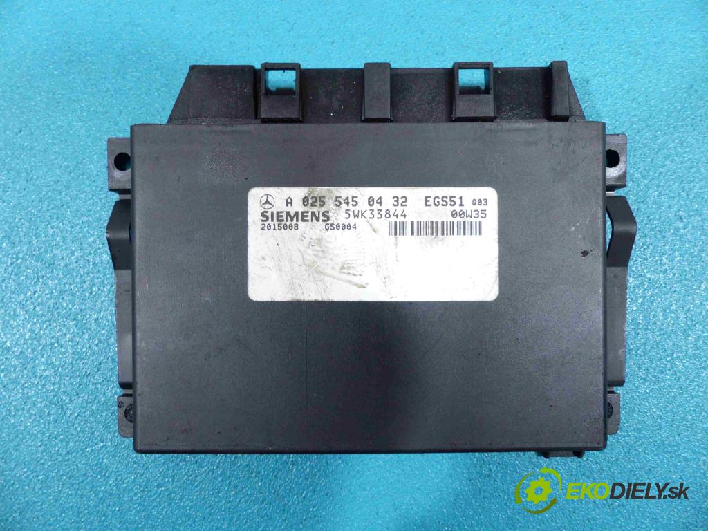 Mercedes C W203 2000-2007 2,2.0 CDI 143 HP automatic 105 kW 2148 cm3 4- Riadiaca jednotka prevodovky A0255450432
