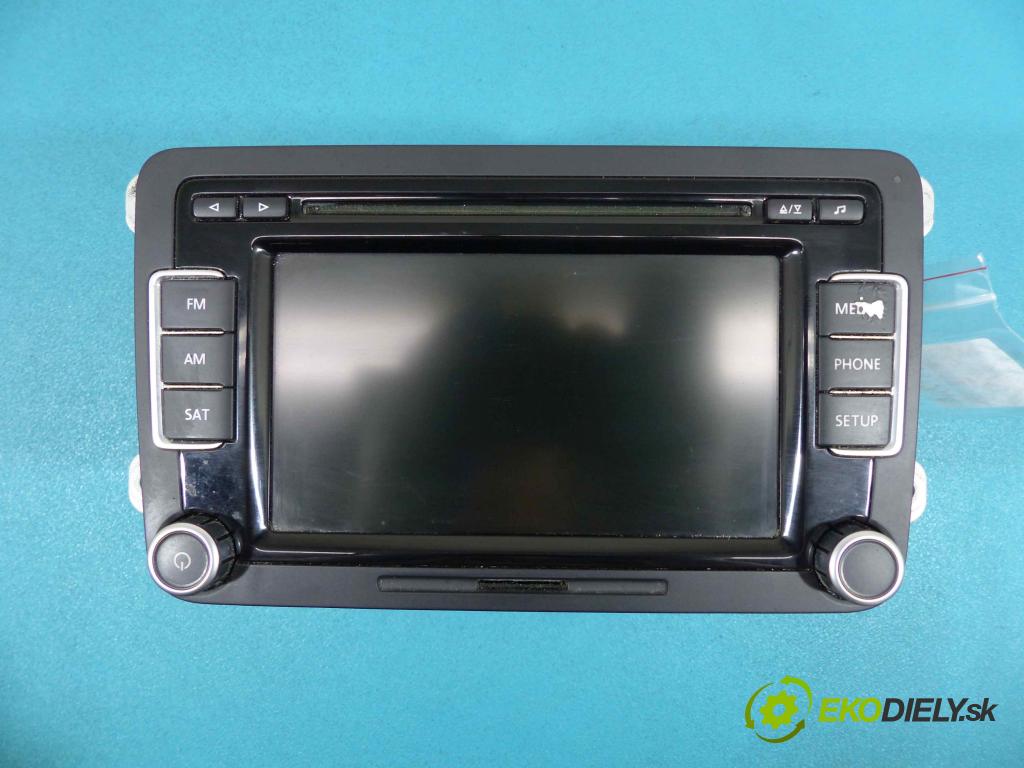 Vw Golf VI 2008-2013 2.0 TDI 140 HP manual 103 kW 1968 cm3 5- RADIO 1K0035180AF (Audio zariadenia)