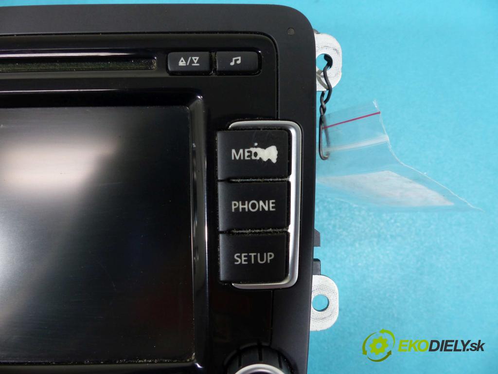 Vw Golf VI 2008-2013 2.0 TDI 140 HP manual 103 kW 1968 cm3 5- RADIO 1K0035180AF (Audio zariadenia)