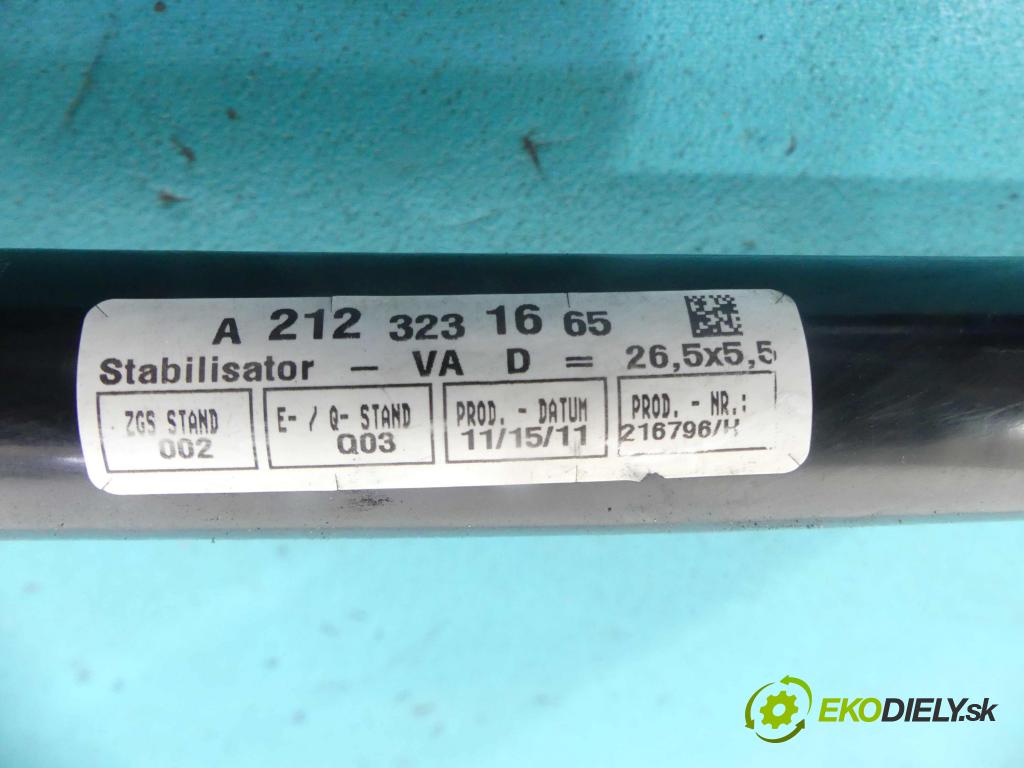 Mercedes E W212 2009-2016 2,2.0 CDI 136 HP automatic 100 kW 2143 cm3 4- Tyč stabilizátora A2123231665 (Tyče stabilizátora)