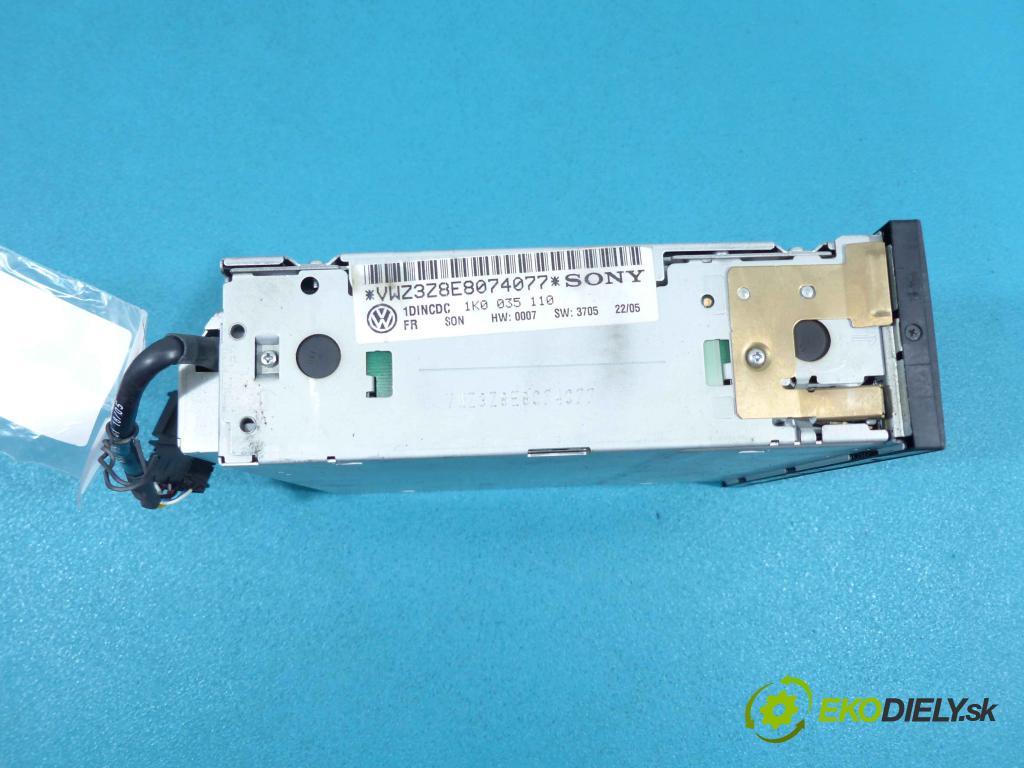 Vw Phaeton 3.2 V6 241km automatic 177 kW 3189 cm3 4- Menič CD 1K0035110 (CD meniče)