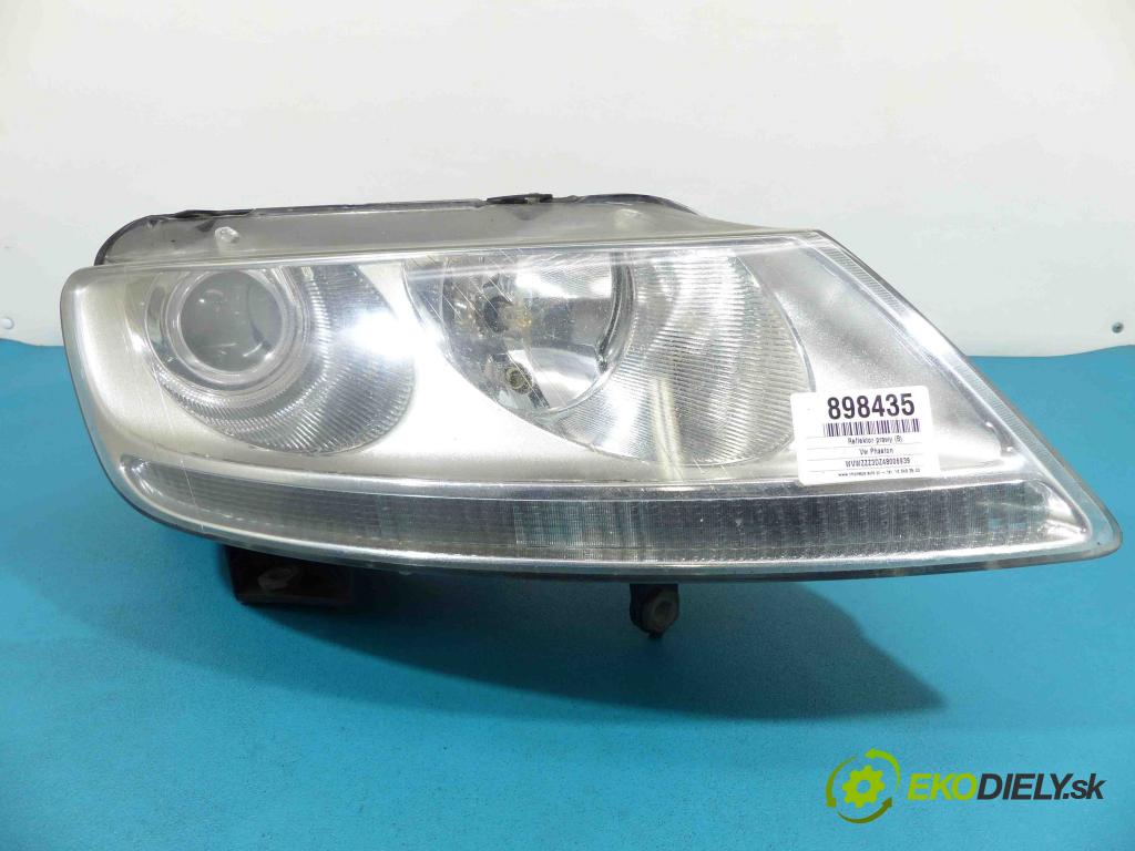 Vw Phaeton 3.2 V6 241KM automatic 177 kW 3189 cm3 4- Reflektor: pravý 3D1941016H (Pravé)