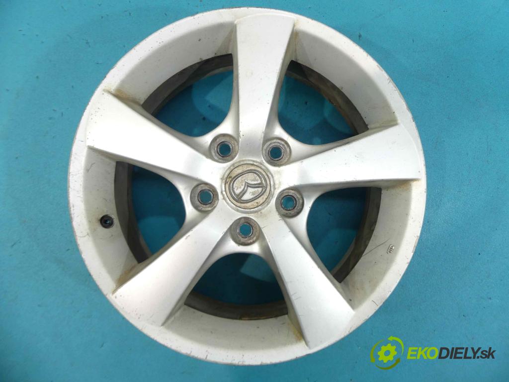 Mazda 3 I BK 2003-2009 1.6 16V 105 HP manual 77 kW 1598 cm3 4- Hlinikové disky -