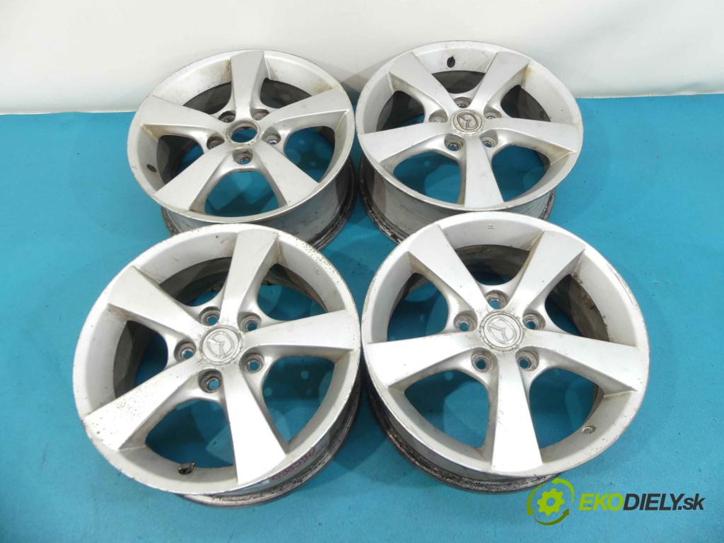 Mazda 3 I BK 2003-2009 1.6 16V 105 HP manual 77 kW 1598 cm3 4- Hlinikové disky -