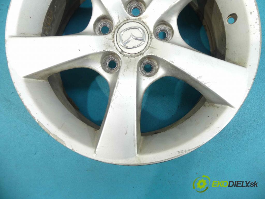 Mazda 3 I BK 2003-2009 1.6 16V 105 HP manual 77 kW 1598 cm3 4- Hlinikové disky -