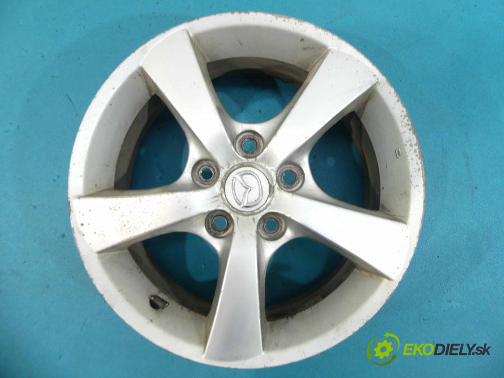 Mazda 3 I BK 2003-2009 1.6 16V 105 HP manual 77 kW 1598 cm3 4- Hlinikové disky -
