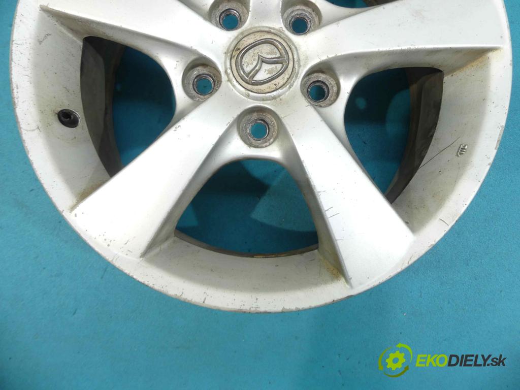 Mazda 3 I BK 2003-2009 1.6 16V 105 HP manual 77 kW 1598 cm3 4- Hlinikové disky -