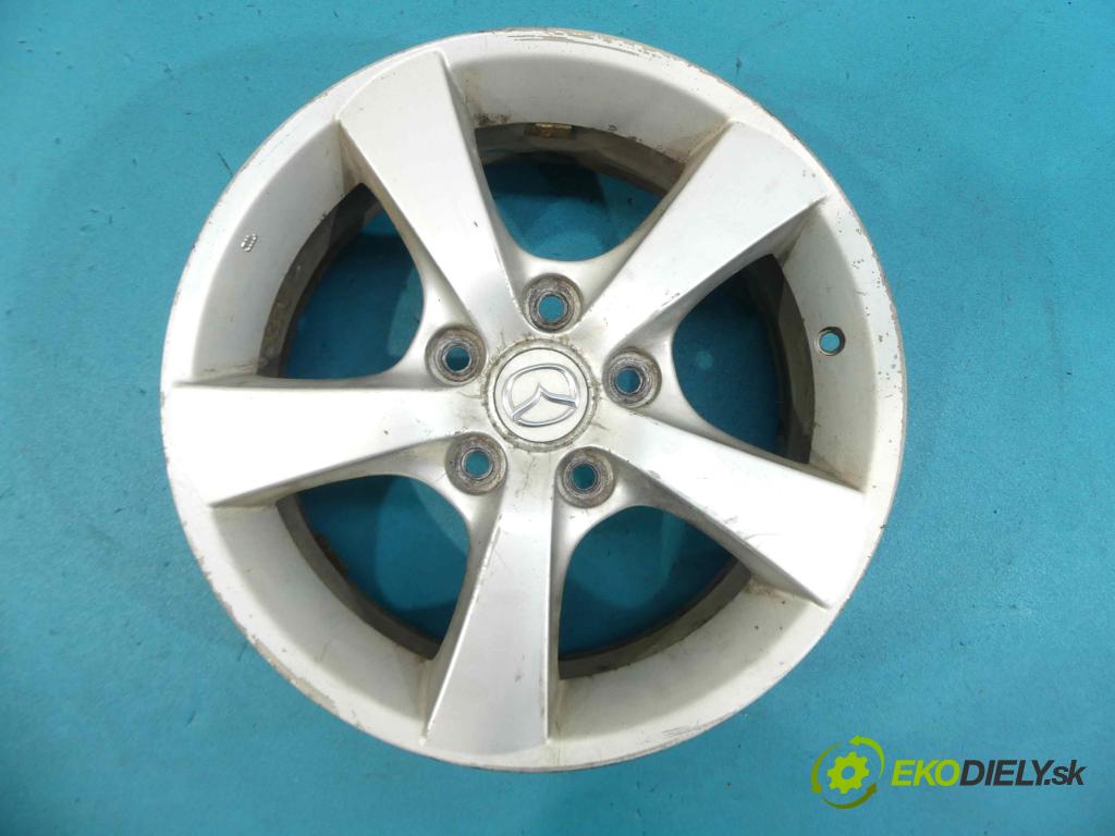 Mazda 3 I BK 2003-2009 1.6 16V 105 HP manual 77 kW 1598 cm3 4- Hlinikové disky -
