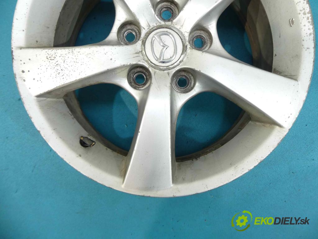 Mazda 3 I BK 2003-2009 1.6 16V 105 HP manual 77 kW 1598 cm3 4- Hlinikové disky -