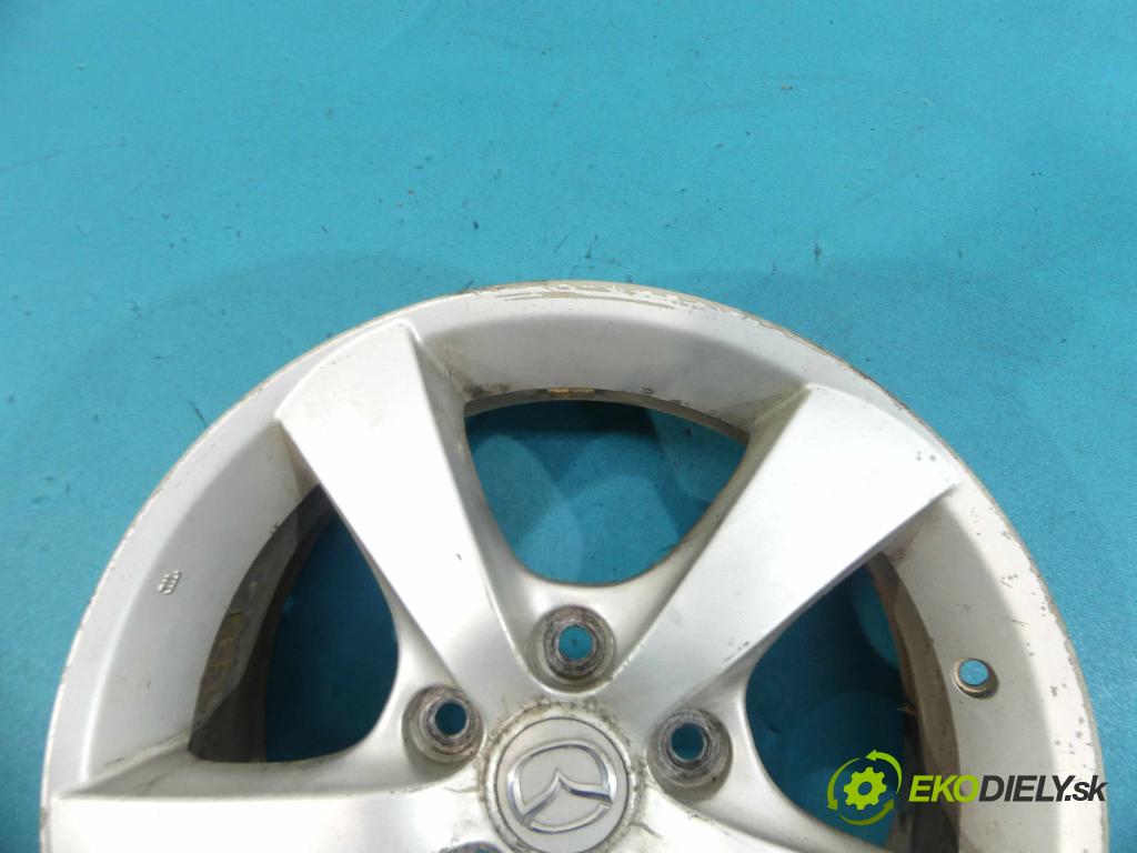 Mazda 3 I BK 2003-2009 1.6 16V 105 HP manual 77 kW 1598 cm3 4- Hlinikové disky -