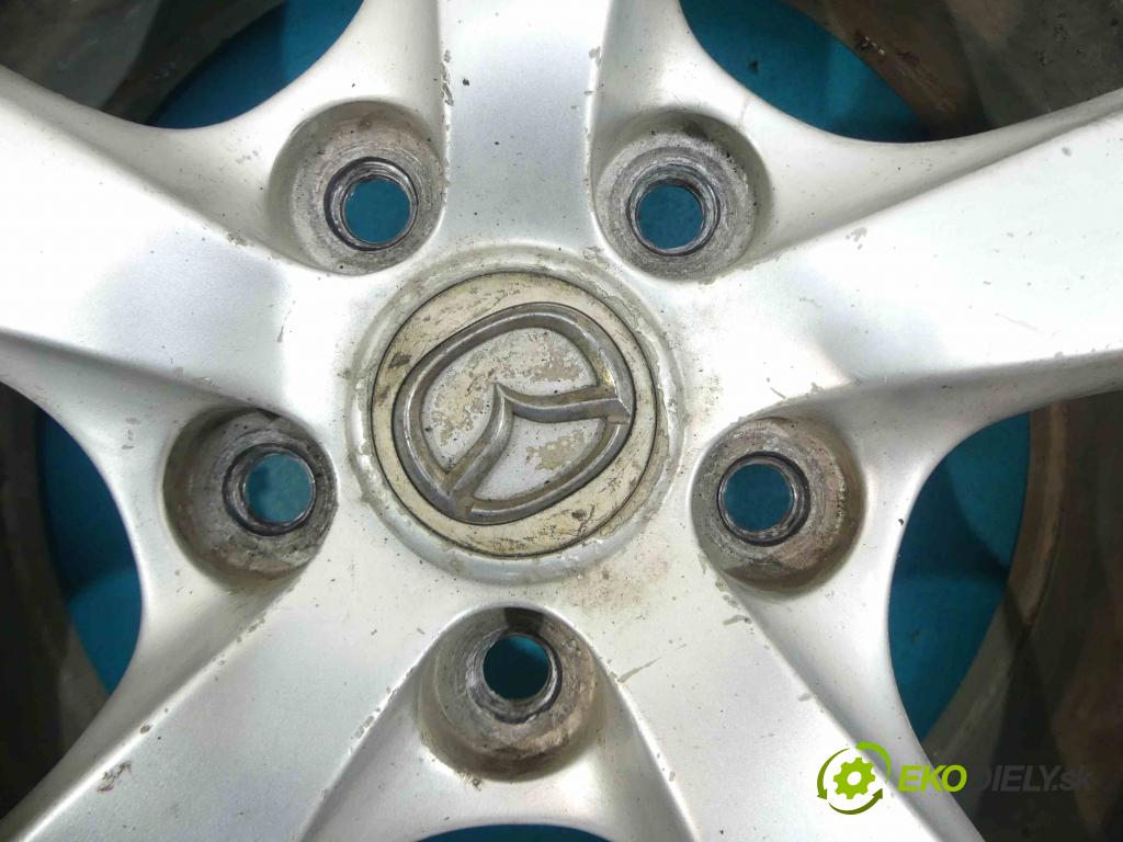 Mazda 3 I BK 2003-2009 1.6 16V 105 HP manual 77 kW 1598 cm3 4- Hlinikové disky -