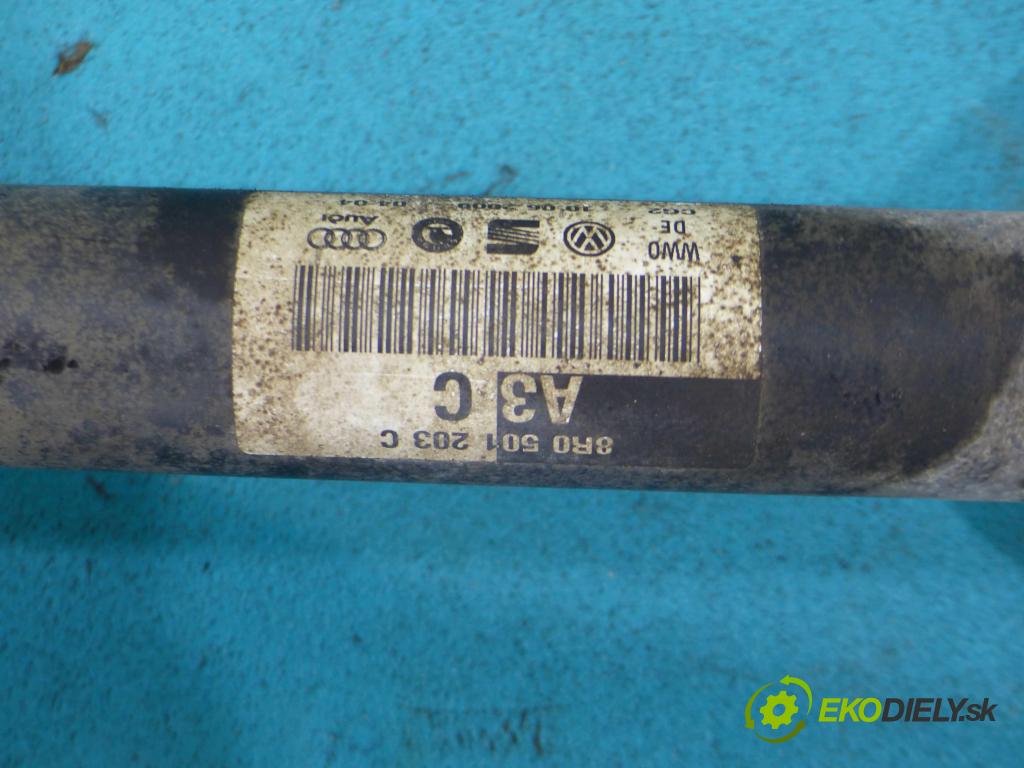 Audi Q5 2008-2016 3.0 tdi automatic 176 kW 2967 cm3 5- poloos pravé 8R0501203C (Poloosy)