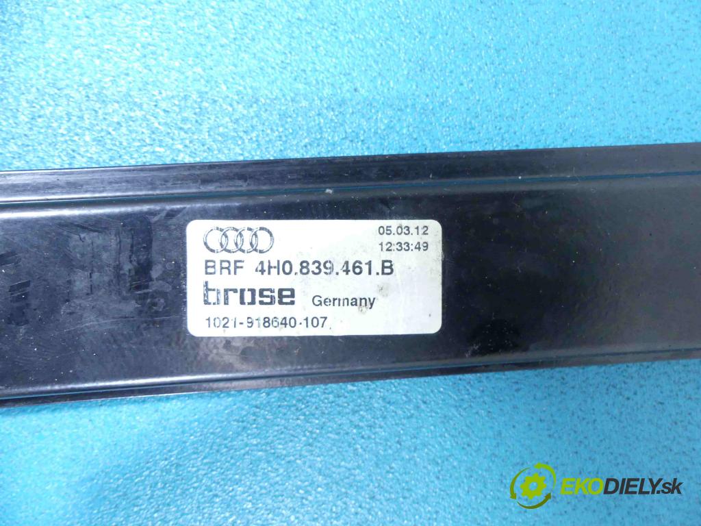 Audi A8 D4 2009-2017 4,2.0 tdi V8 351KM automatic 258 kW 4134 cm3 4- mechanismus stahování zadní levý 8K0959802B