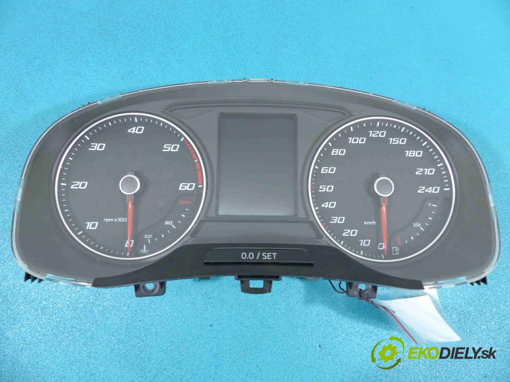 Seat Toledo IV 2012-2018 1.6 TDI 116 HP manual 85 kW 1598 cm3 5- Prístrojovka 6JA920741H (Prístrojové dosky, displeje)