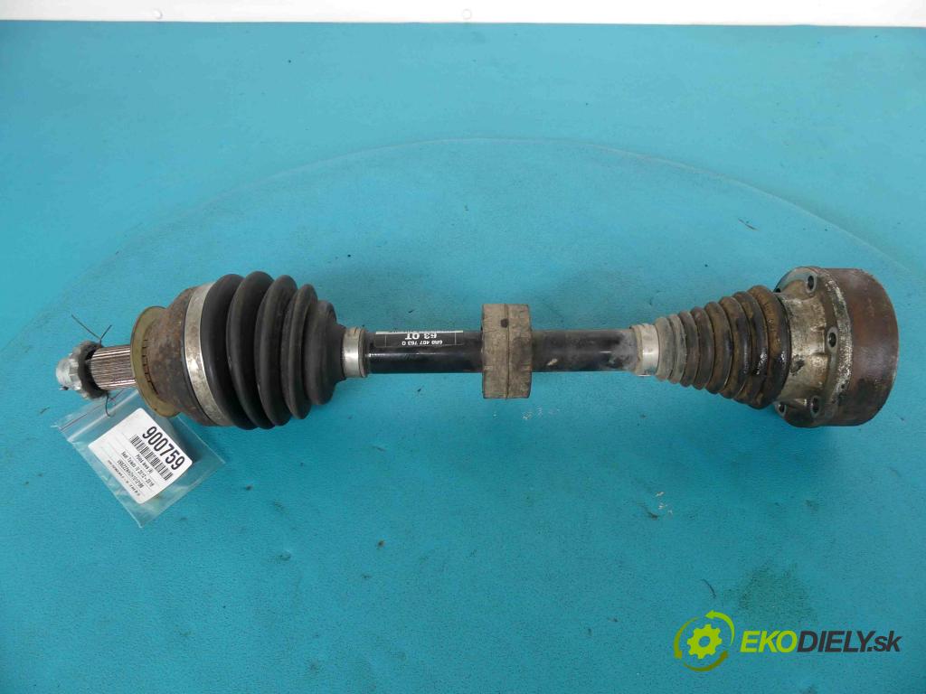 Seat Toledo IV 2012-2018 1.6 tdi 116 HP manual 85 kW 1598 cm3 5- poloos ľavé 6R0407763Q (Poloosy)