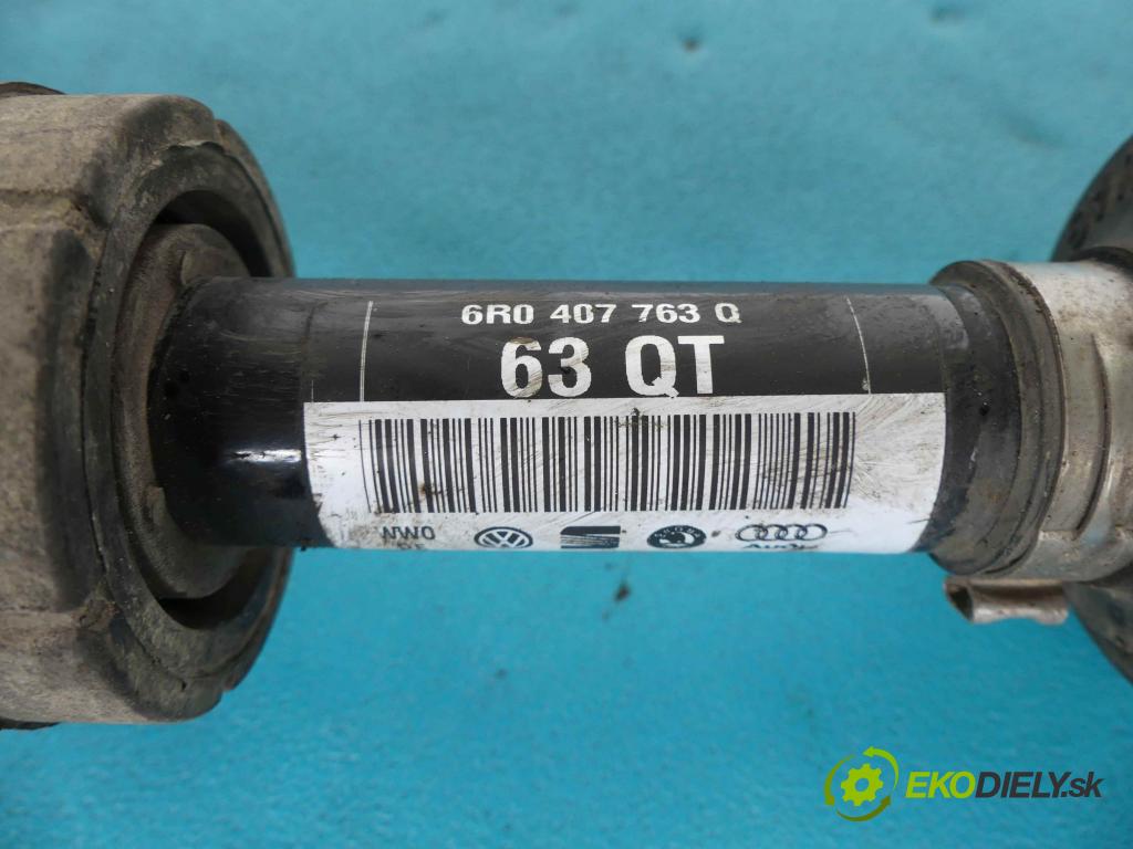 Seat Toledo IV 2012-2018 1.6 tdi 116 HP manual 85 kW 1598 cm3 5- poloos ľavé 6R0407763Q (Poloosy)