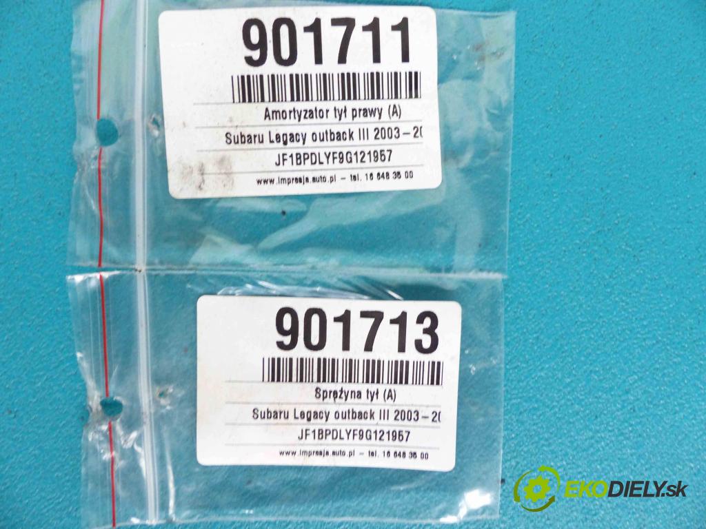 Subaru Legacy outback III 2003-2009 2.0 D boxer 150 hp manual 110 kW 1998 cm3 5- tlumič zadní část pravý 20365AG300