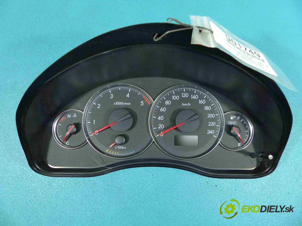 Subaru Legacy outback III 2003-2009 2.0 D boxer 150 HP manual 110 kW 1998 cm3 5- Prístrojovka 85002AG160 (Prístrojové dosky, displeje)