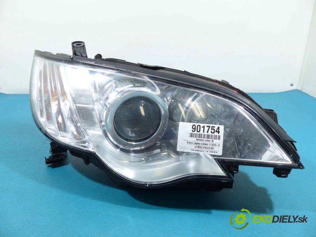 Subaru Legacy outback III 2003-2009 2.0 D boxer 150 hp manual 110 kW 1998 cm3 5- světlomet pravý