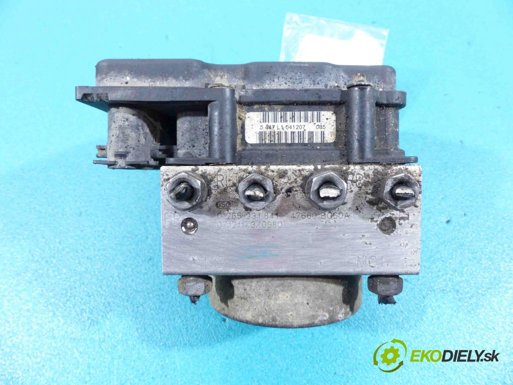 Nissan Micra K12 2003-2010 1.2 16V 65 HP manual 48 kW 1240 cm3 5- Pumpa ABS 0265800574 (Pumpy ABS)