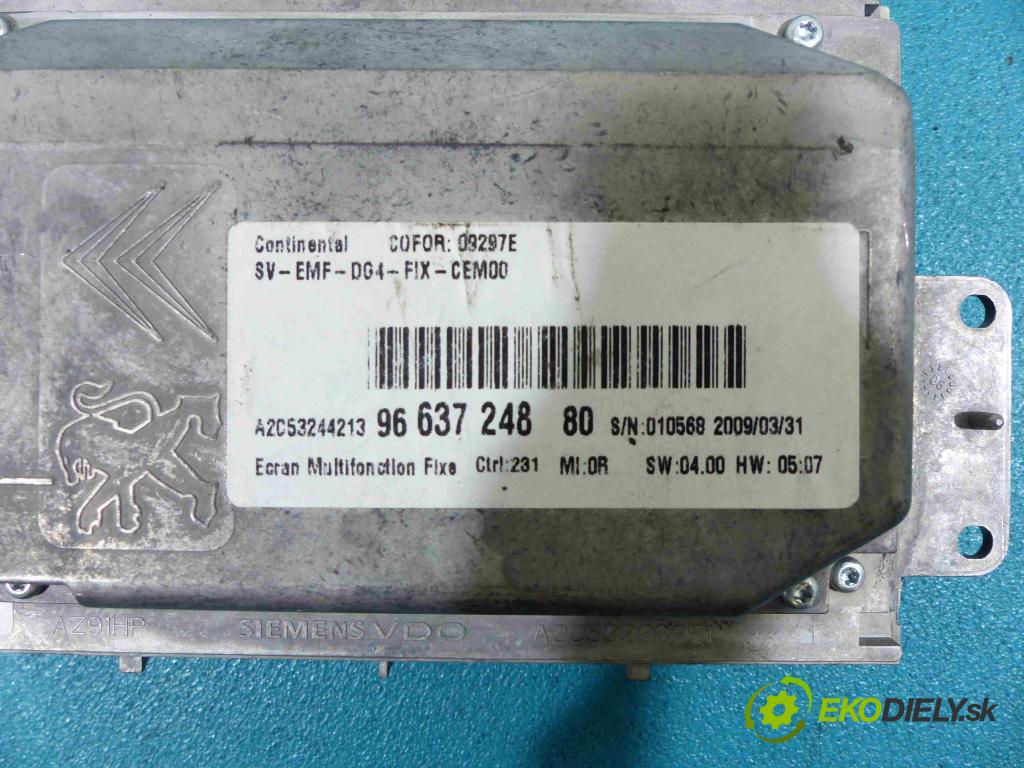 Citroen C5 II 2008-2017 navigace