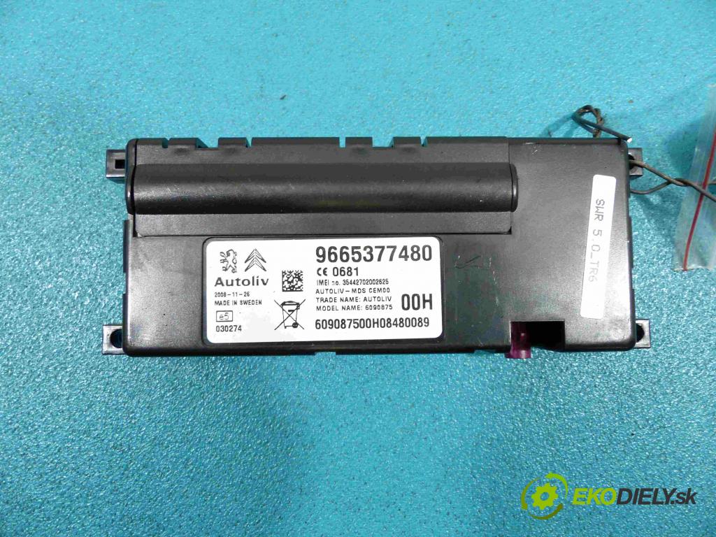 Citroen C5 II 2008-2017 2.0 hdi 136 HP automatic 100 kW 1997 cm3 4- modul riadiaca jednotka 9665377480 (Ostatné)