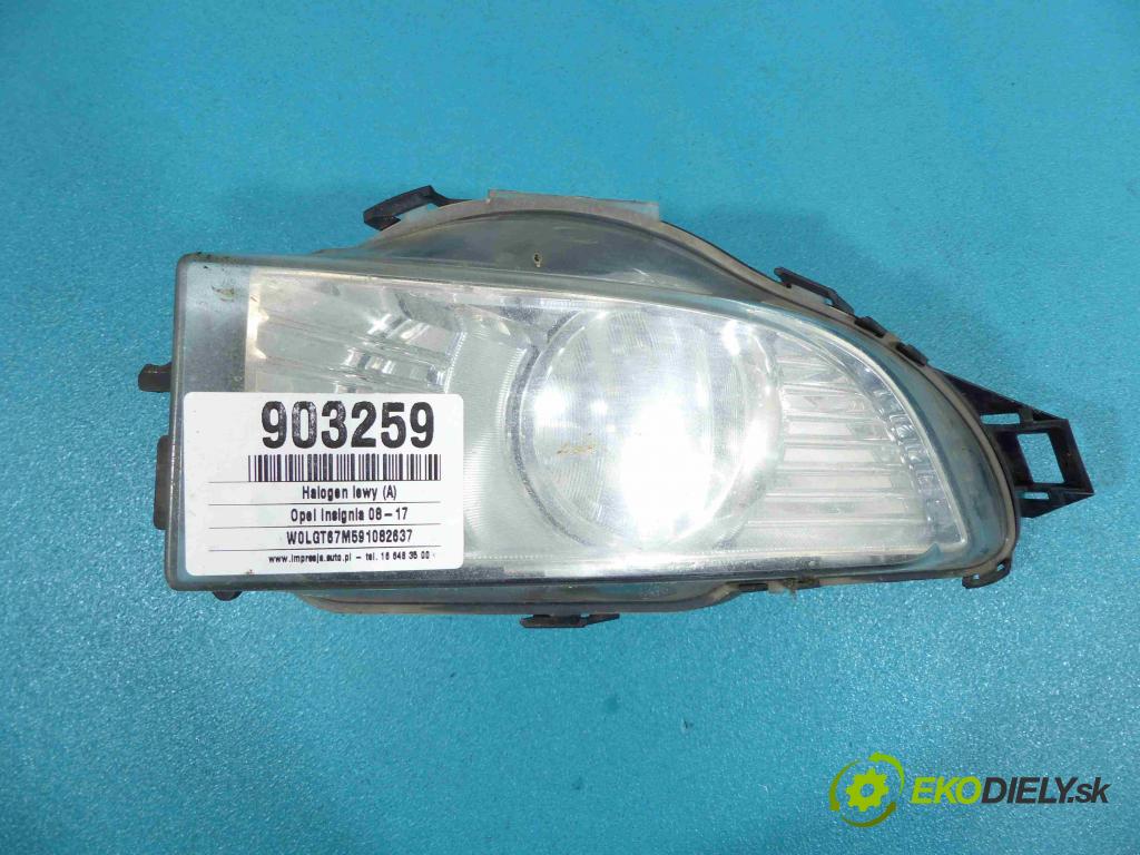 Opel Insignia 08-17 2.0 CDTI 160 hp manual 118 kW 1956 cm3 5- hmlové svetlo, hmlovka levý 13226828
