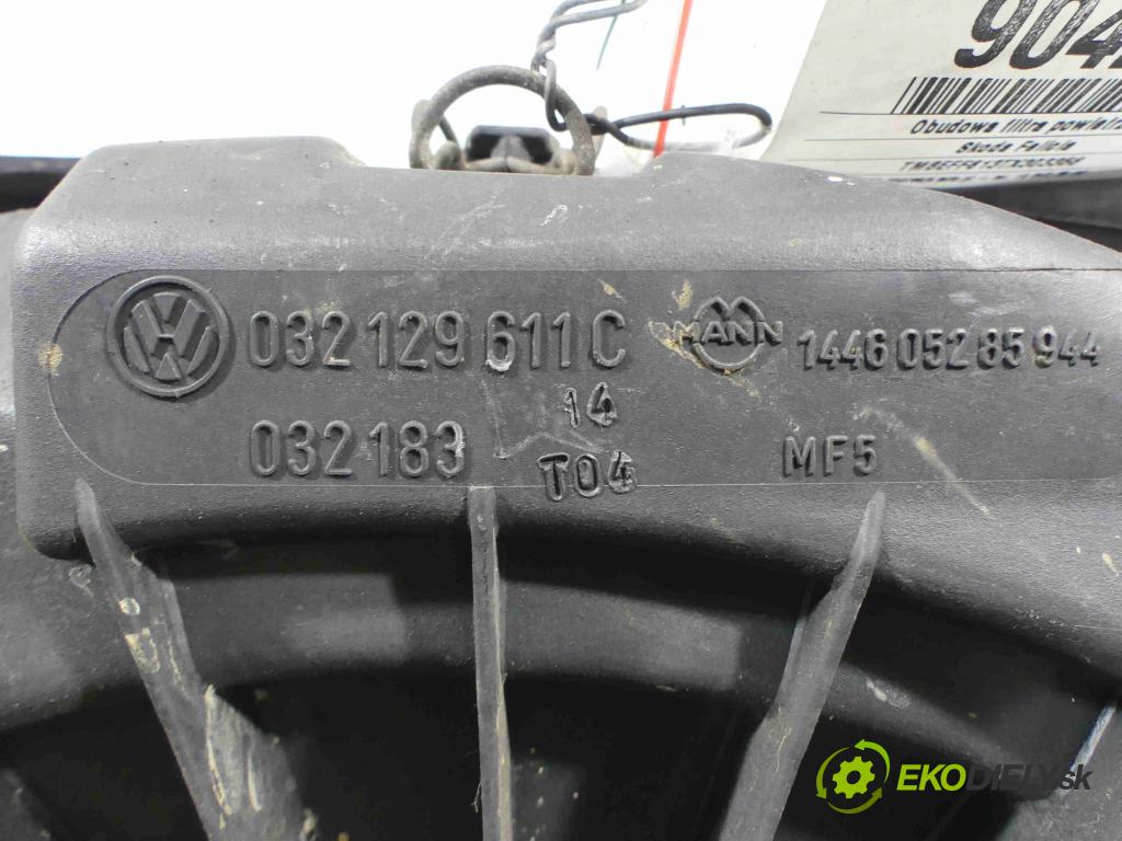 Skoda Felicia 1.3 - 68 hp manual 50 kW 1289 cm3 5- obal filtra vzduchu 032129611C (Kryty filtrů)