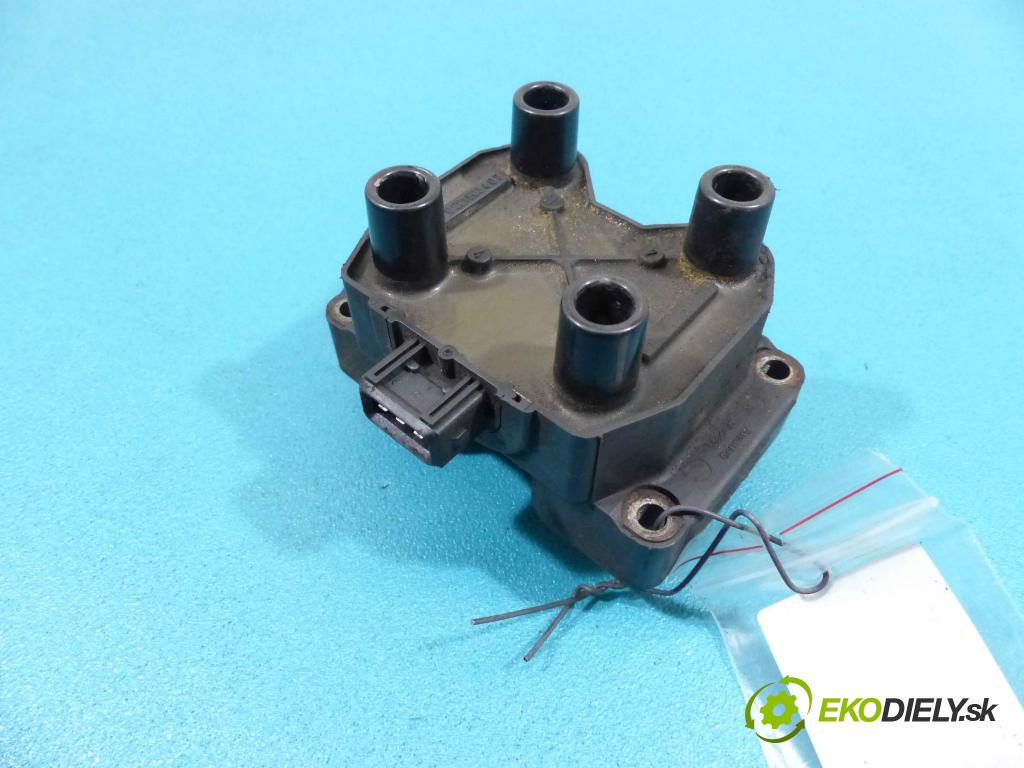 Fiat Bravo I 1995-2001 1.4 12V - 75 HP manual 55 kW 1370 cm3 3- Cievka zapaľovacia 0221503407 (Zapaľovacie cievky, moduly)