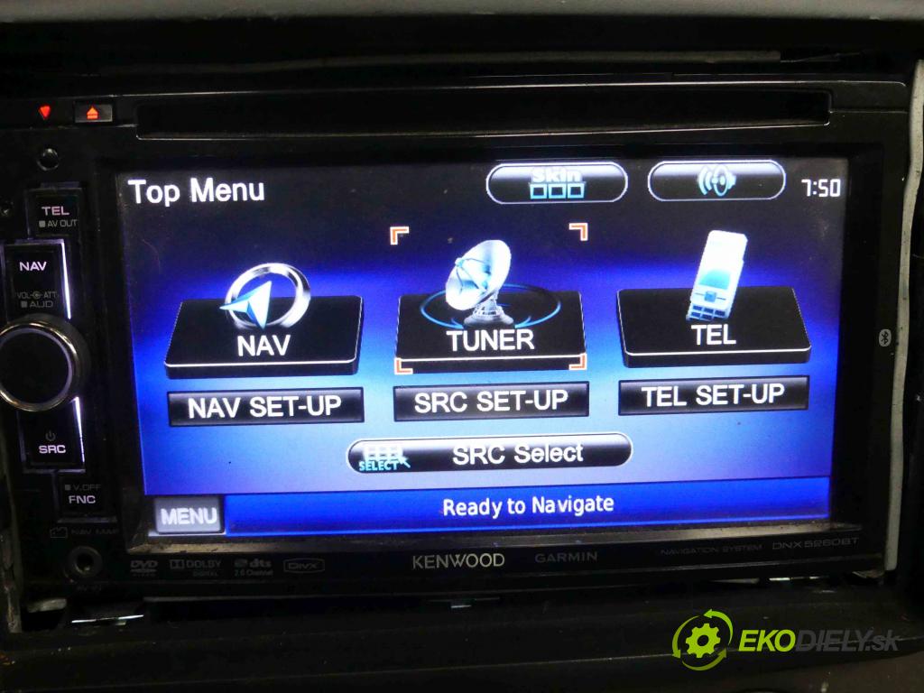 Renault Megane II 2003-2008 2.0 DCI 150 hp manual 110 kW 1995 cm3 2- RADIO DNX5260BT (Audio zařízení)