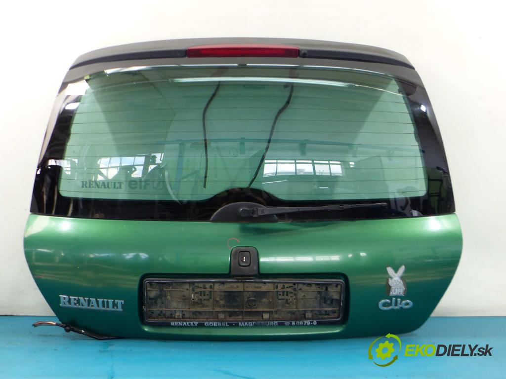 Renault Clio II 1998-2012 1,2.0 8v 58 HP manual 43 kW 1149 cm3 5- zadna kufor  (Zadné kapoty)