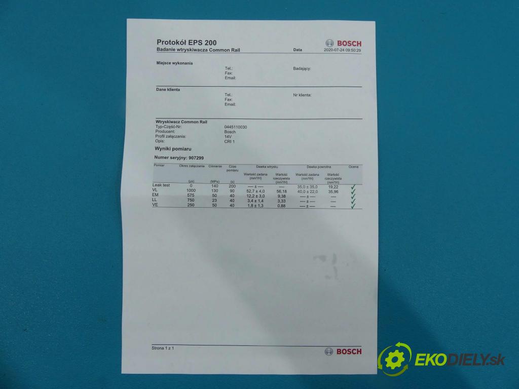 Rover 75 testovaný na BOSCH 205,
