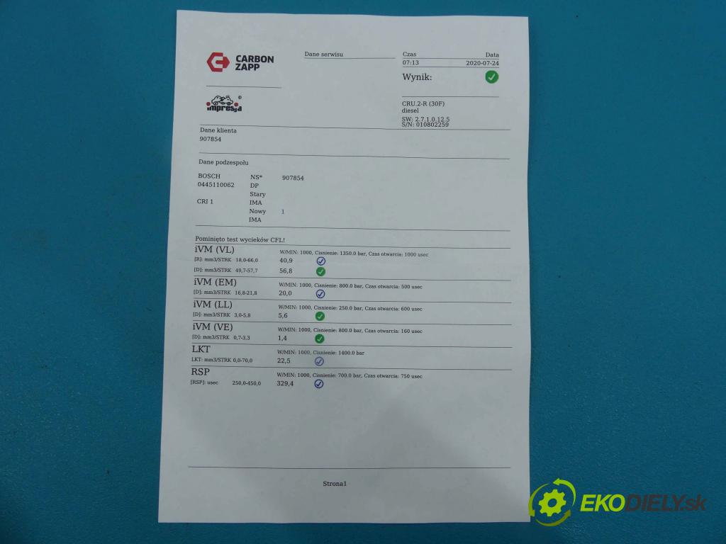 Peugeot 306 2.0 hdi 90 HP manual 66 kW 1997 cm3 5- vstrek 044511062 (Vstrekovače)