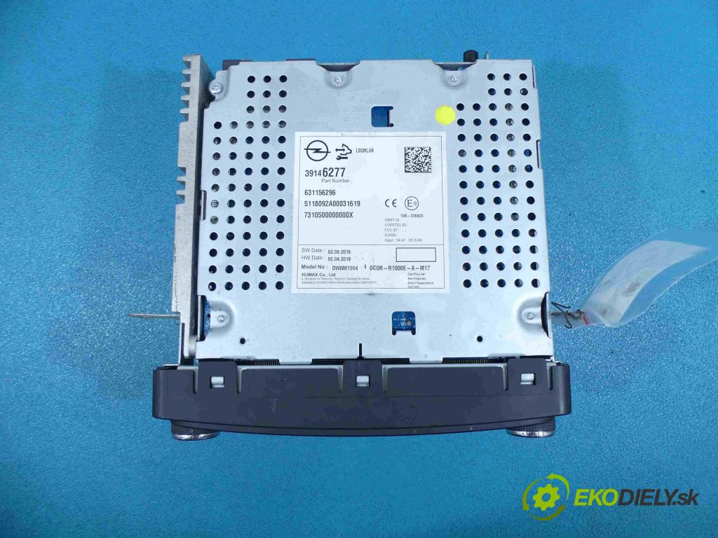 Opel Corsa E 2014-2019 1.4 16v 90 HP manual 66 kW 1398 cm3 5- Radio 39146277 (Audio zariadenia)