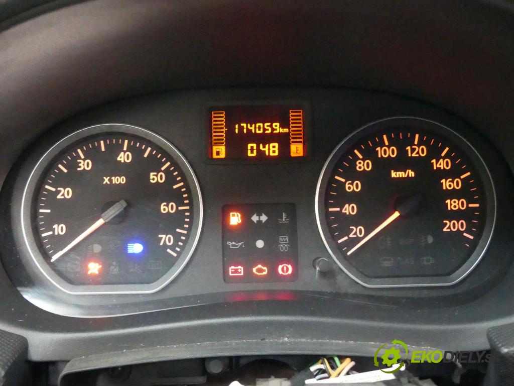 Dacia Sandero I 2008-2012 1.6 8v 84KM manual 62 kW 1598 cm3 5- prístrojovka/ budíky P248101432R (Prístrojové dosky, displeje)