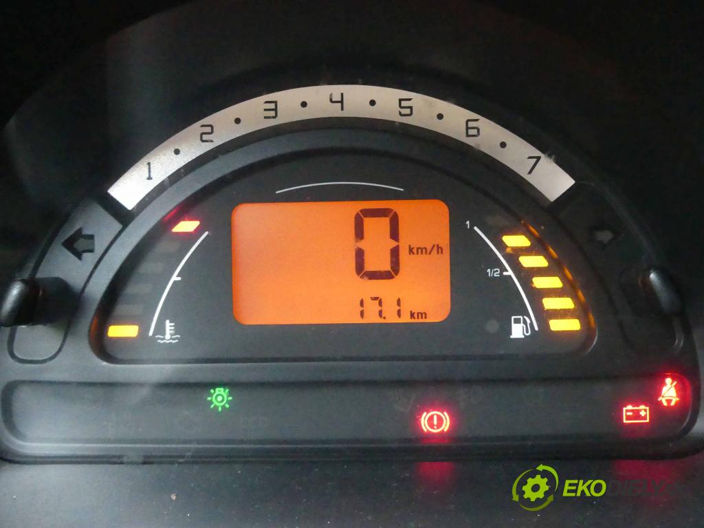Citroen C3 2002-2009 1.4 hdi 90 HP manual 66 kW 1398 cm3 5- prístrojovka/ budíky 9650735580 (Prístrojové dosky, displeje)