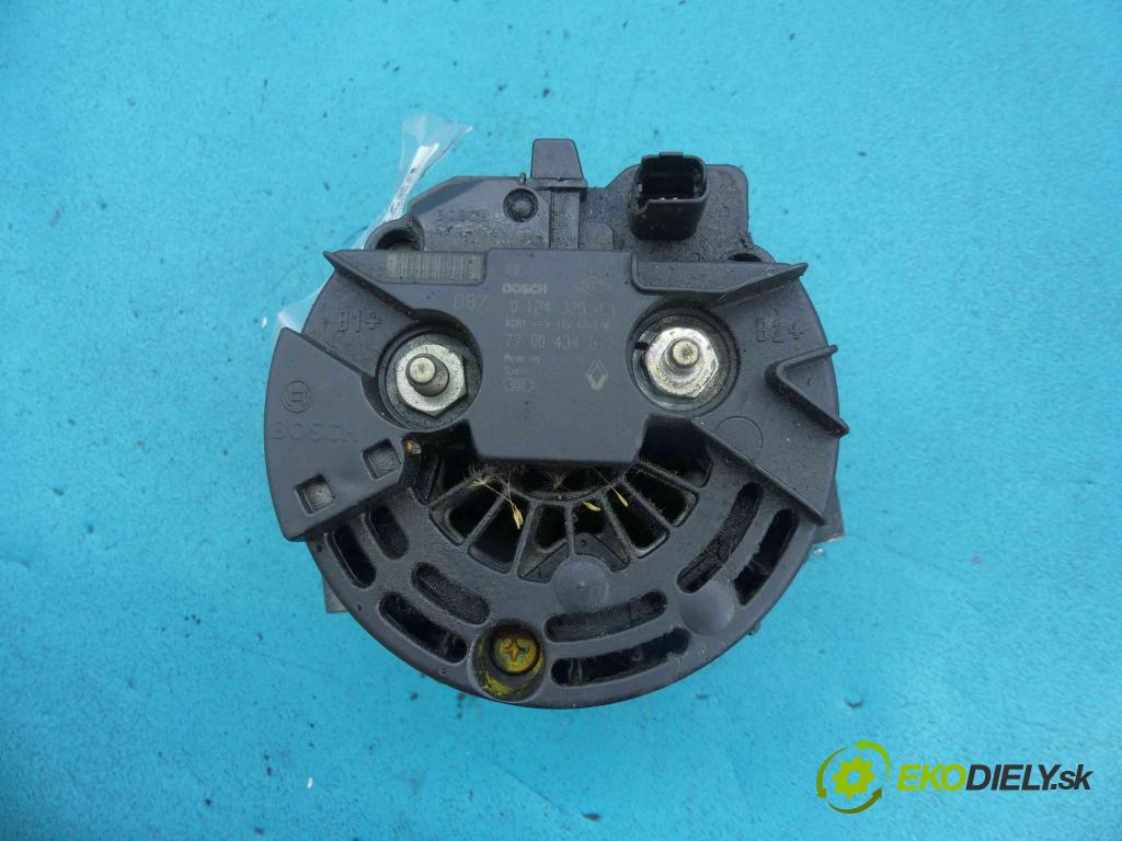 Renault Megane I 1995-2003 1.6 16v 107 HP manual 79 kW 1598 cm3 4- Alternator 0124325031 (Alternátory)