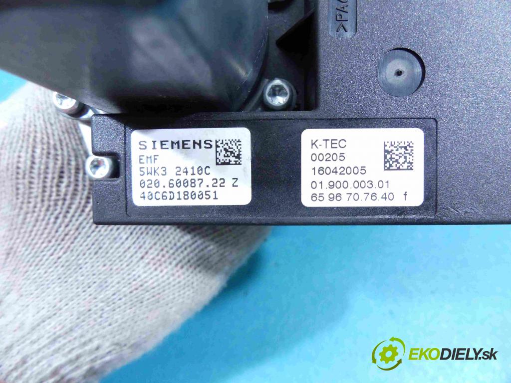 Bmw 7 e65 2001-2008 4.4d 329KM automatic 242 kW 4423 cm3 4- Brzda manuál: 3440-6769700-02 (Ručné brzdy)