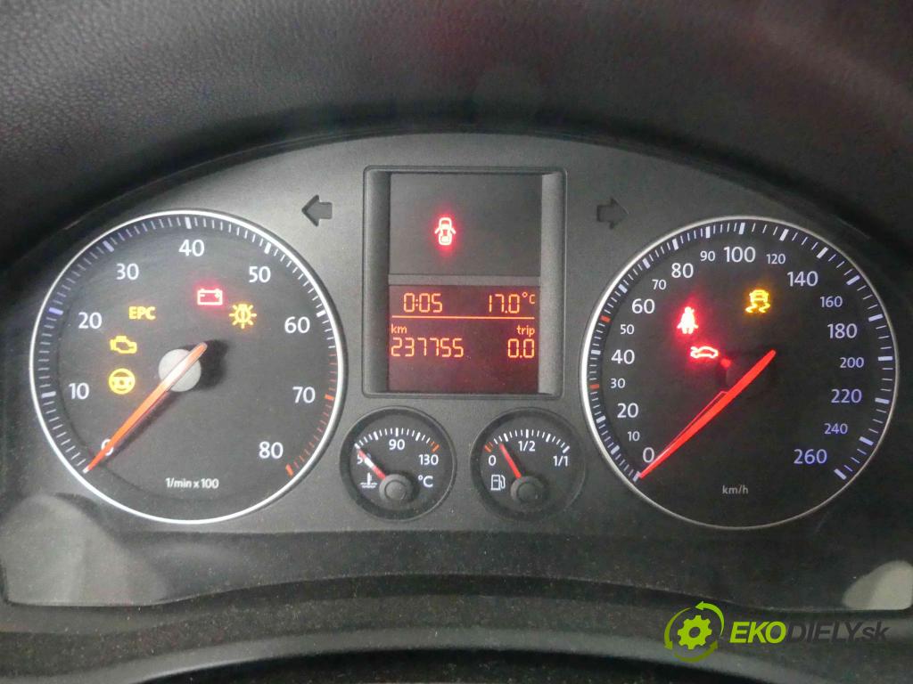 Vw Golf V 2003-2009 1.6 8V 102 HP manual 75 kW 1595 cm3 5- prístrojovka/ budíky 1K0920852H (Prístrojové dosky, displeje)