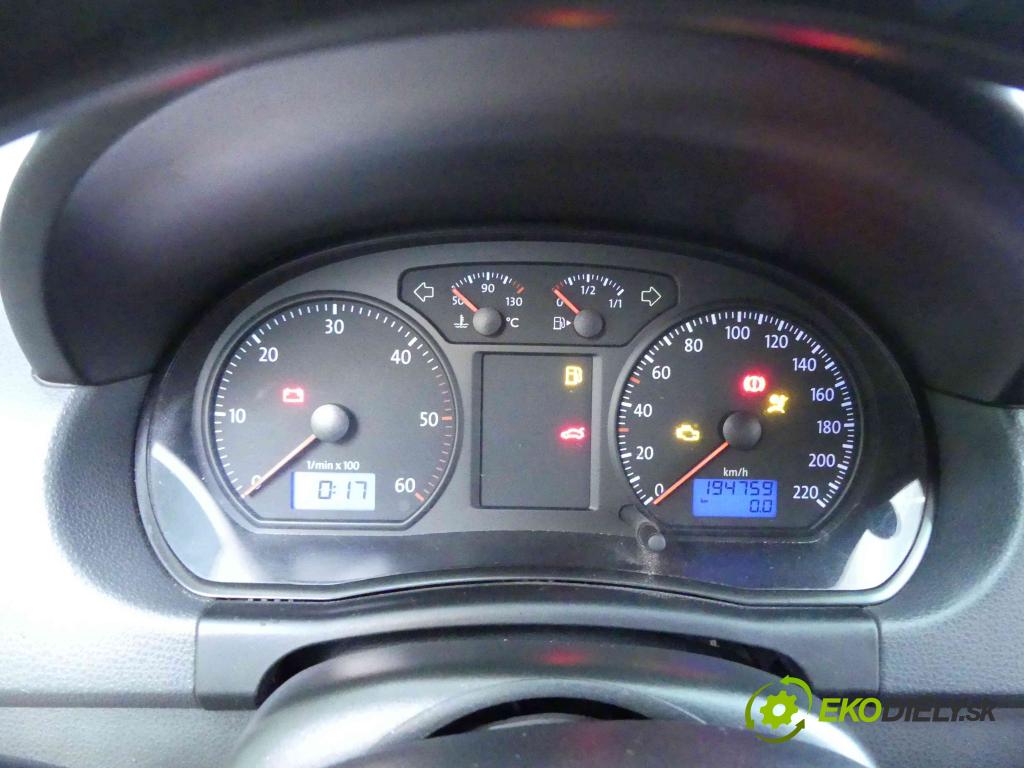 Vw Polo IV 9N 2001-2009 1.4 tdi 69KM manual 51 kW 1422 cm3 3- prístrojovka/ budíky 6Q0920803D (Prístrojové dosky, displeje)