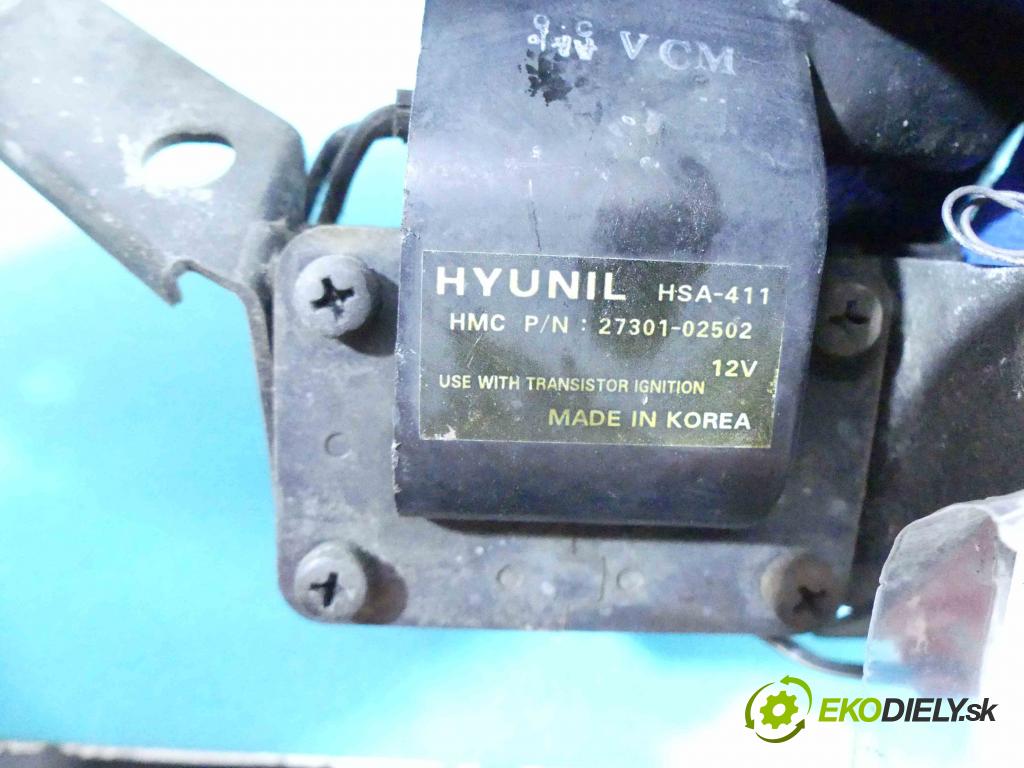 Hyundai Atos 1.0 54 HP manual 40 kW 999 cm3 5- cievka zapaľovacia 27301-02502 (Zapaľovacie cievky, moduly)