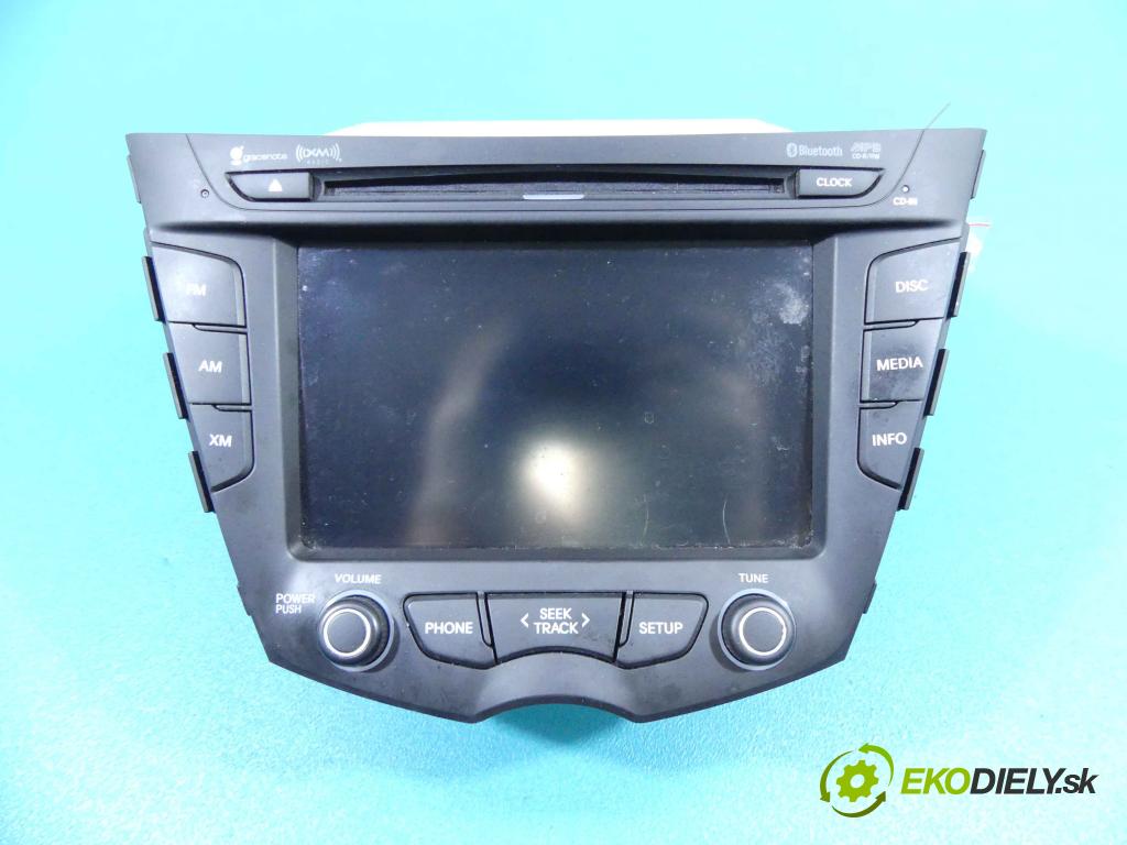 Hyundai Veloster 2011-2018 1.6 GDI 140 HP manual 103 kW 1591 cm3 4- Radio 96560-2V720 (Audio zariadenia)