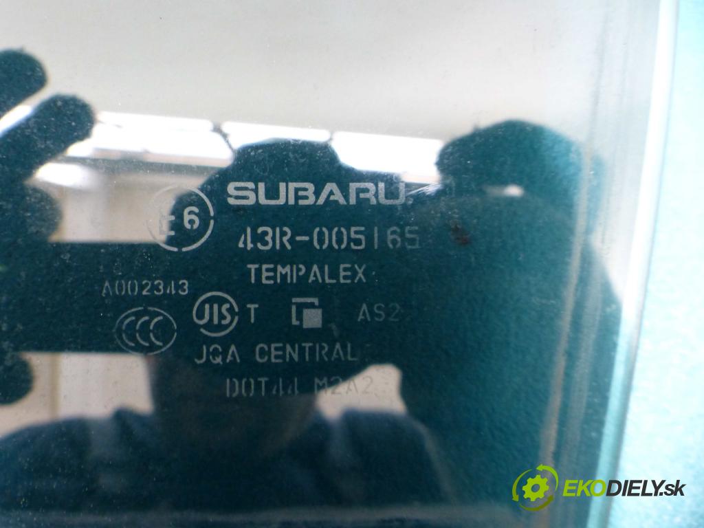 Subaru Forester III SH 08-13 2.0 boxer 147 HP manual 108 kW 1998 cm3 5- sklo dvere zadné ľavé