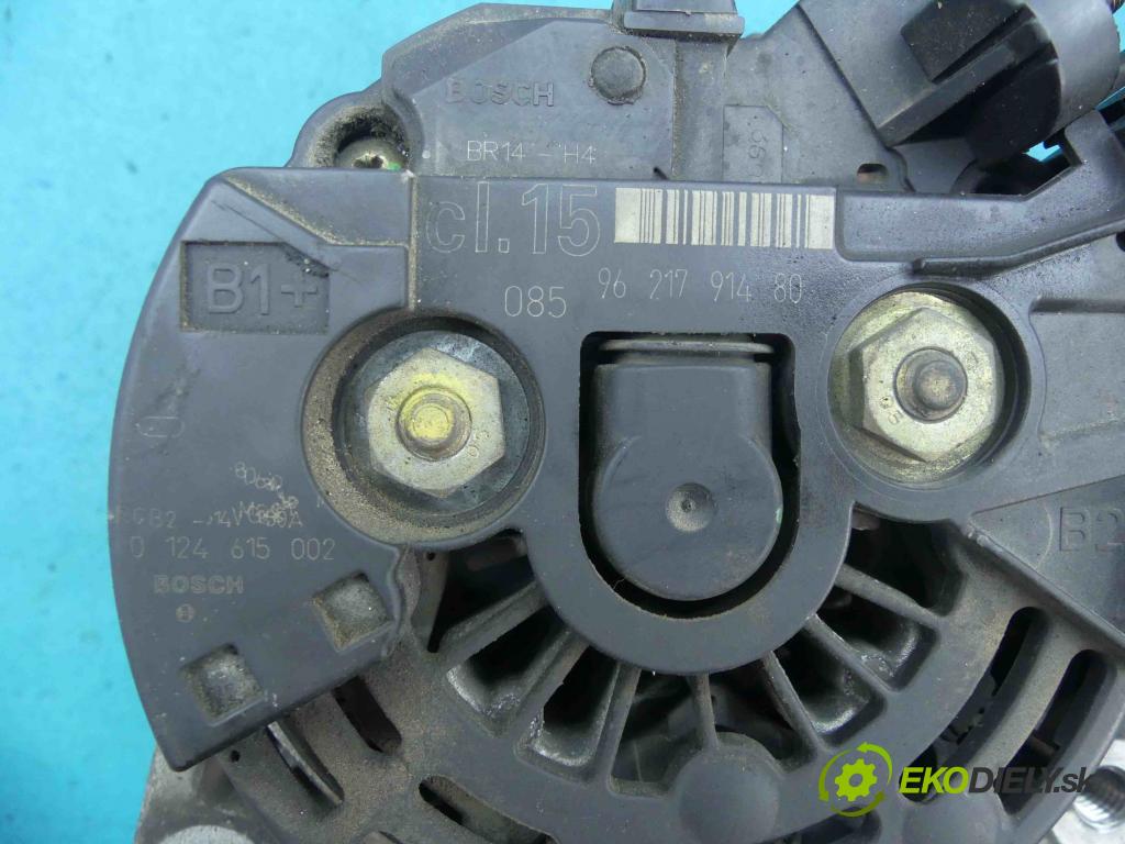 Citroen Xsara 1997-2000 2.0 hdi 90 HP manual 66 kW 1997 cm3 5- Alternator 0124615002 (Alternátory)