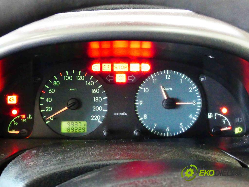 Citroen Xsara 1997-2000 1.4 8v 75 HP manual 55 kW 1360 cm3 5- prístrojovka/ budíky 9635059880 (Prístrojové dosky, displeje)