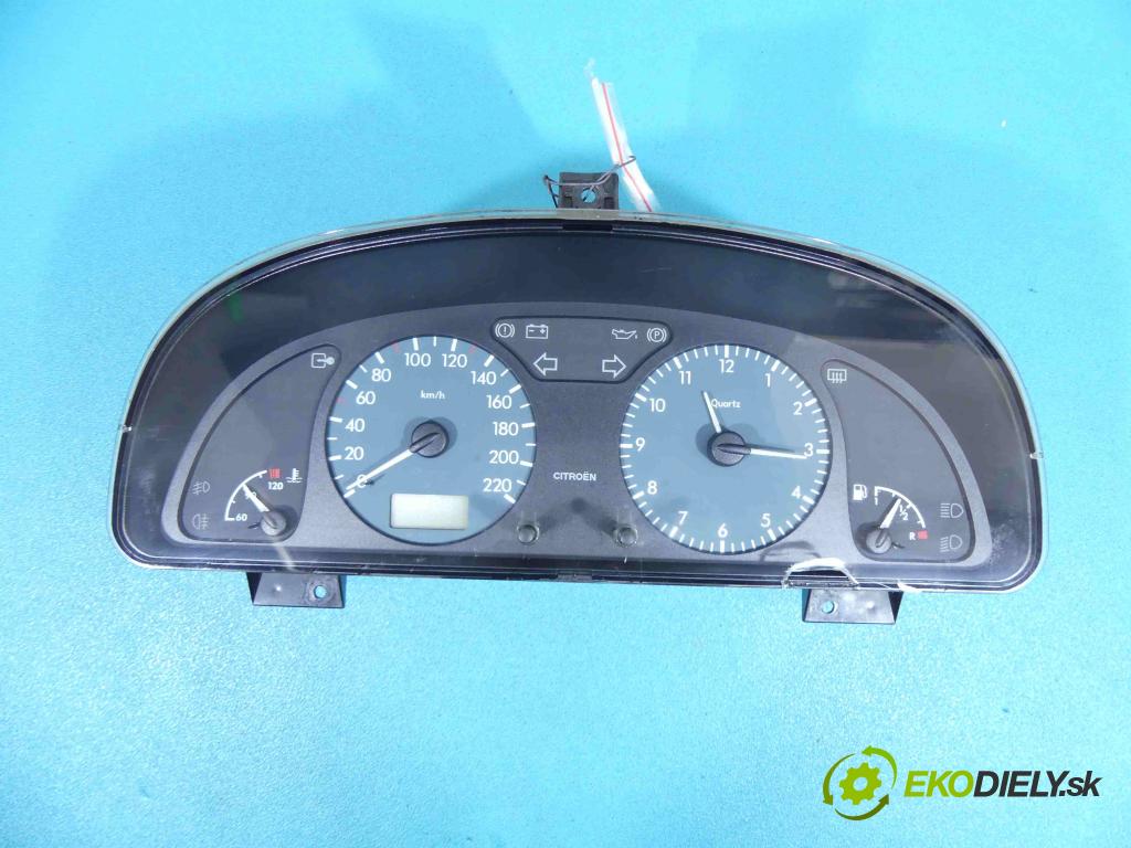 Citroen Xsara 1997-2000 1.4 8v 75 HP manual 55 kW 1360 cm3 5- prístrojovka/ budíky 9635059880 (Prístrojové dosky, displeje)