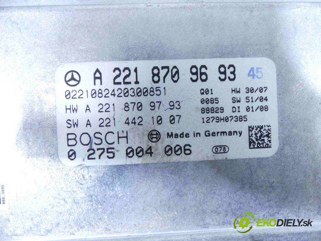 Mercedes S W221 05-13 5.5 V8 387KM automatic 285 kW 5461 cm3 4- modul riadiaca jednotka A2218709693 (Ostatné)