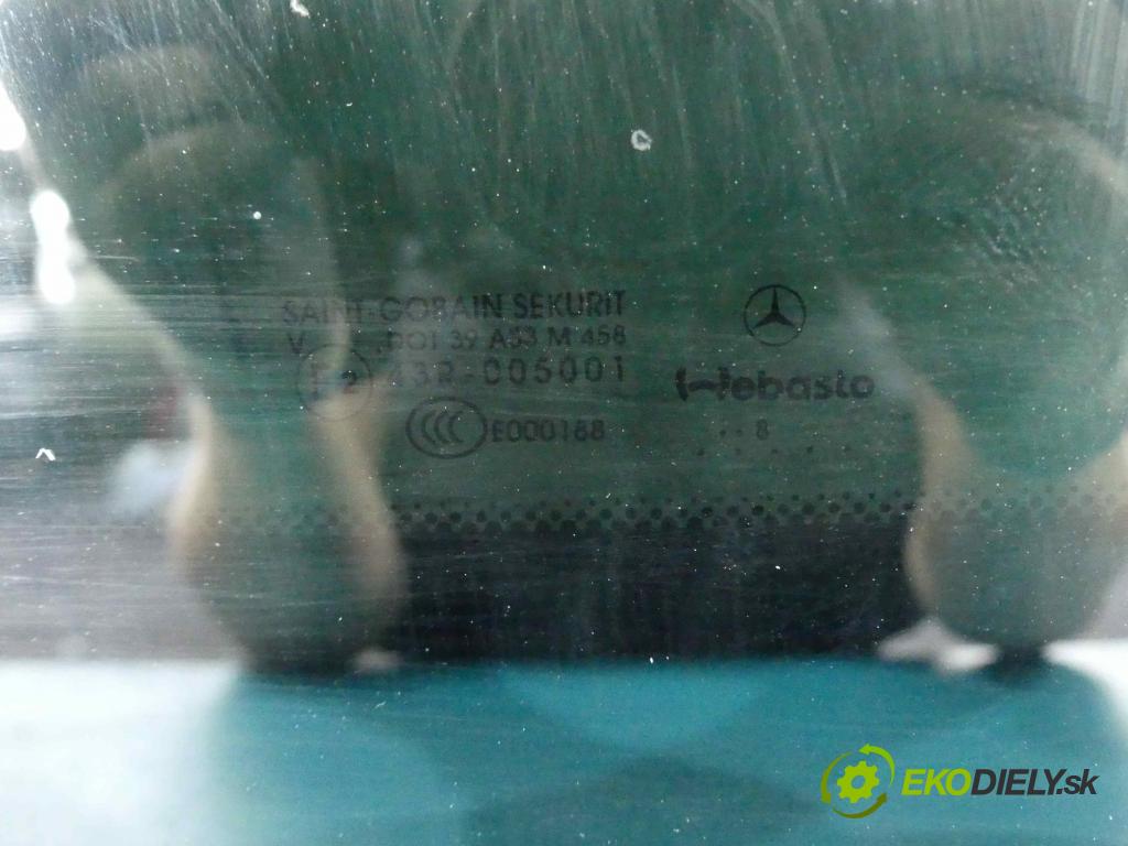 Mercedes S W221 05-13 5.5 V8 387KM automatic 285 kW 5461 cm3 4- Střešní okno: A2217800021 (Sklá karosérie)