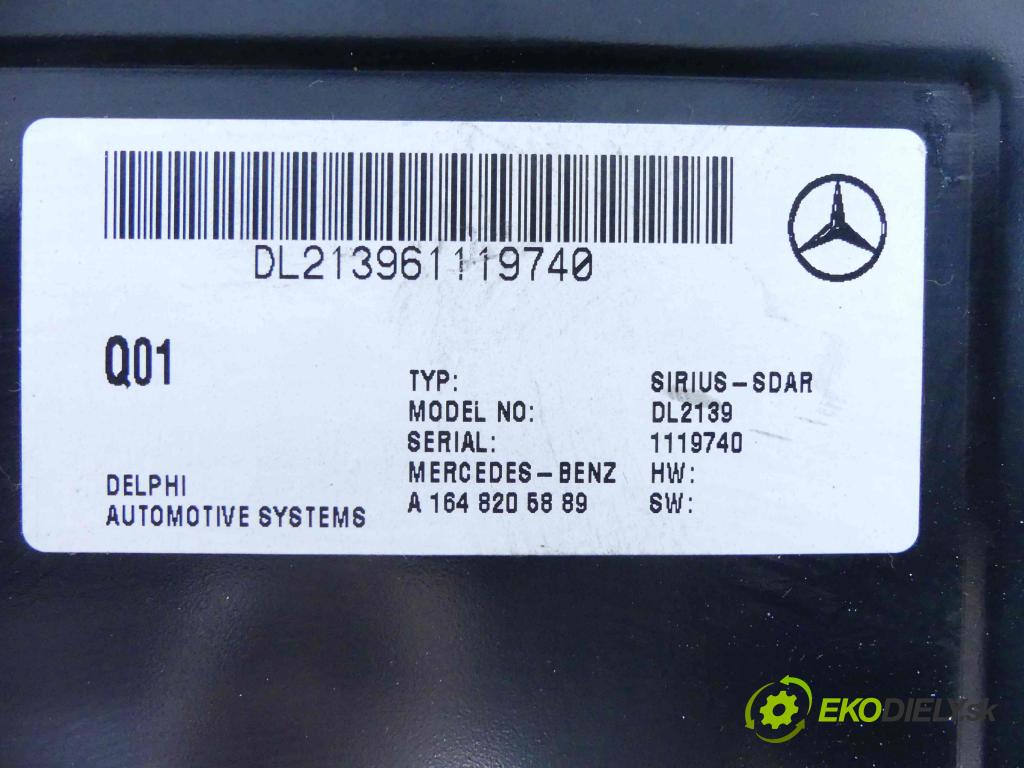 Mercedes R  W251 2005-2013 3.5 V6 272 HP automatic 200 kW 3498 cm3 5- modul riadiaca jednotka A1648205889 (Ostatné)